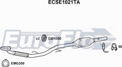 EuroFlo ECSE1021TA - Catalytic Converter car-mod.net