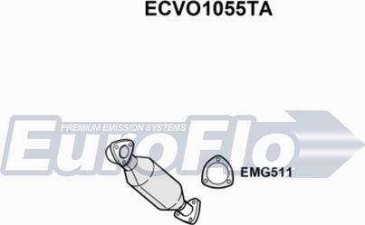 EuroFlo ECVO1055TA - Catalytic Converter car-mod.net