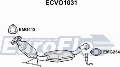 EuroFlo ECVO1031 - Catalytic Converter car-mod.net