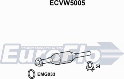 EuroFlo ECVW5005 - Catalytic Converter car-mod.net