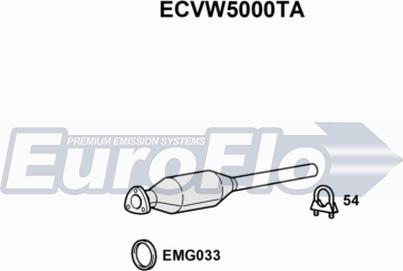 EuroFlo ECVW5000TA - Catalytic Converter car-mod.net