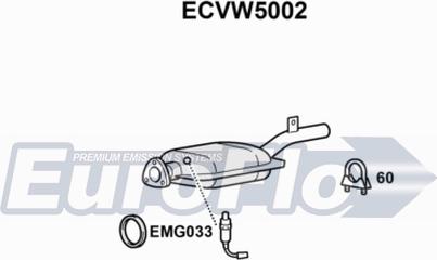 EuroFlo ECVW5002 - Catalytic Converter car-mod.net