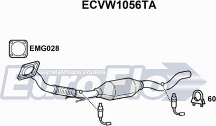 EuroFlo ECVW1056TA - Catalytic Converter car-mod.net