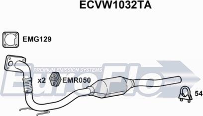 EuroFlo ECVW1032TA - Catalytic Converter car-mod.net