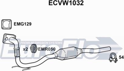 EuroFlo ECVW1032 - Catalytic Converter car-mod.net