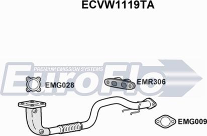 EuroFlo ECVW1119TA - Catalytic Converter car-mod.net