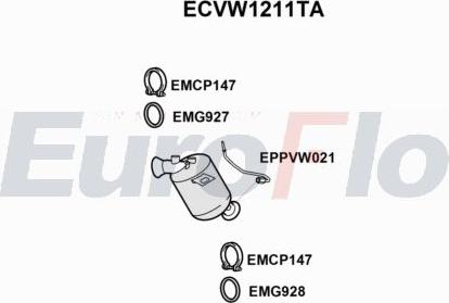 EuroFlo ECVW1211TA - Catalytic Converter car-mod.net