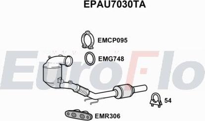 EuroFlo EPAU7030TA - Soot / Particulate Filter, exhaust system car-mod.net
