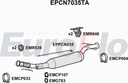 EuroFlo EPCN7035TA - SCR Catalytic Converter car-mod.net