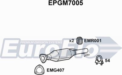 EuroFlo EPGM7005 - Soot / Particulate Filter, exhaust system car-mod.net