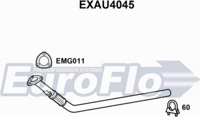 EuroFlo EXAU4045 - Exhaust Pipe car-mod.net