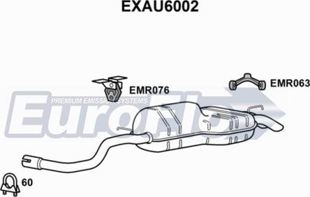 EuroFlo EXAU6002 - End Silencer car-mod.net