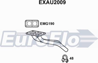 EuroFlo EXAU2009 - Exhaust Pipe car-mod.net