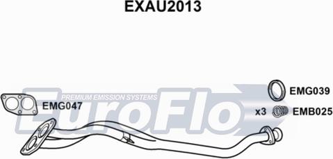 EuroFlo EXAU2013 - Exhaust Pipe car-mod.net