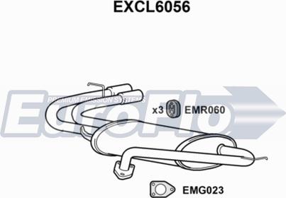 EuroFlo EXCL6056 - End Silencer car-mod.net