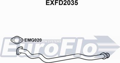 EuroFlo EXFD2035 - Exhaust Pipe car-mod.net