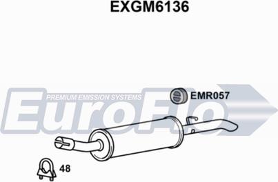 EuroFlo EXGM6136 - End Silencer car-mod.net