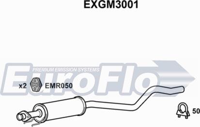 EuroFlo EXGM3001 - Middle Silencer car-mod.net