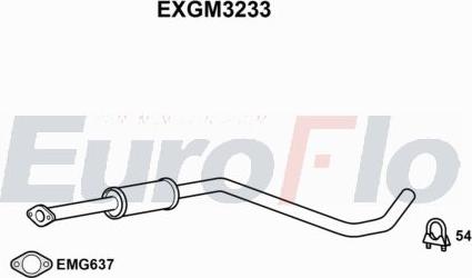 EuroFlo EXGM3233 - Middle Silencer car-mod.net