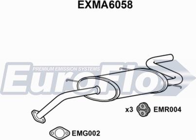 EuroFlo EXMA6058 - End Silencer car-mod.net