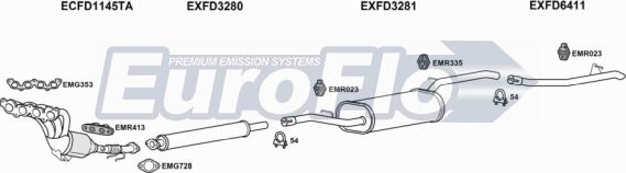 EuroFlo FDCMA16 6004 - Exhaust System car-mod.net