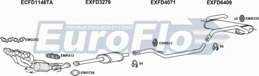EuroFlo FDCMA16 6019 - Exhaust System car-mod.net