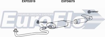 EuroFlo FDTRA25D 7004D - Exhaust System car-mod.net