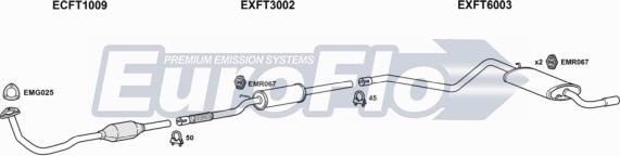 EuroFlo FTCIN11 1001 - Exhaust System car-mod.net