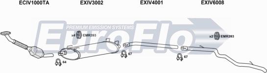 EuroFlo IVDAI28D 7025K - Exhaust System car-mod.net