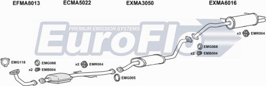 EuroFlo MAMX316 4004B - Exhaust System car-mod.net