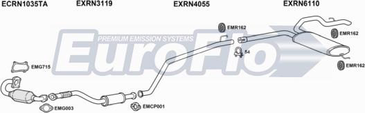 EuroFlo RNTRA19D 7004C - Exhaust System car-mod.net