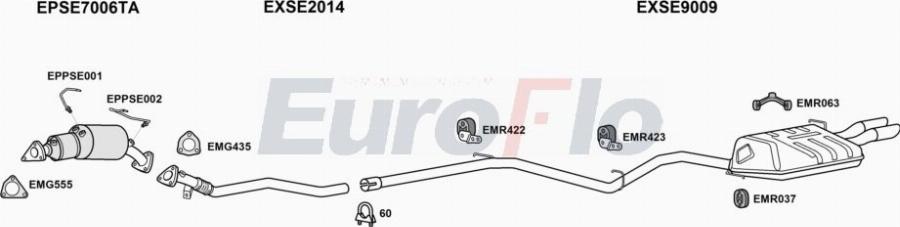 EuroFlo SEEXE20D 3008A00 - Exhaust System car-mod.net