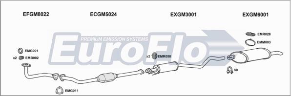 EuroFlo VLAST16 1011 - Exhaust System car-mod.net