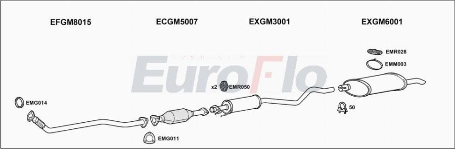 EuroFlo VLAST17D 1011A00 - Exhaust System car-mod.net