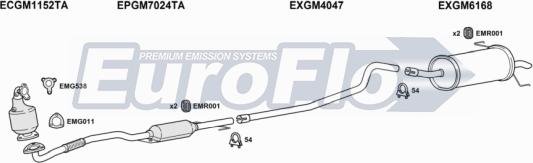 EuroFlo VLAST17D 1032E - Exhaust System car-mod.net