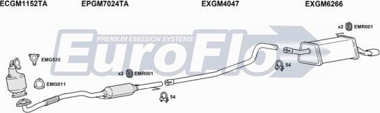 EuroFlo VLAST17D 1032G - Exhaust System car-mod.net