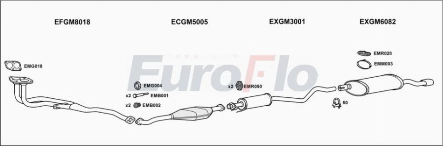 EuroFlo VLAST20 2001A00 - Exhaust System car-mod.net