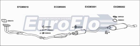 EuroFlo VLAST20 2001A - Exhaust System car-mod.net