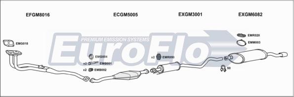 EuroFlo VLAST20 2001B - Exhaust System car-mod.net