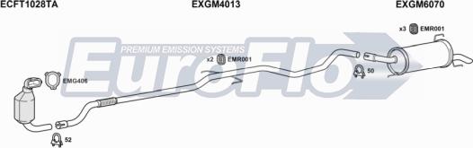EuroFlo VLCOR13D 7001A - Exhaust System car-mod.net