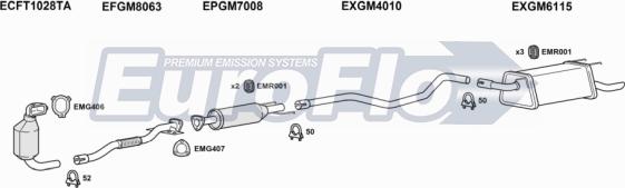 EuroFlo VLCOR13D 7001D - Exhaust System car-mod.net