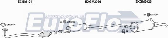 EuroFlo VLVEC17D 1001 - Exhaust System car-mod.net
