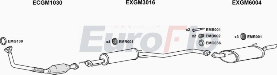 EuroFlo VLVEC22D 1001A00 - Exhaust System car-mod.net