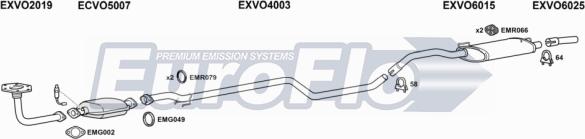 EuroFlo VO44017 1015A - Exhaust System car-mod.net