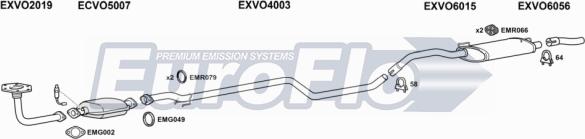 EuroFlo VO44017 1015B - Exhaust System car-mod.net