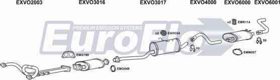 EuroFlo VO76028 3004A - Exhaust System car-mod.net
