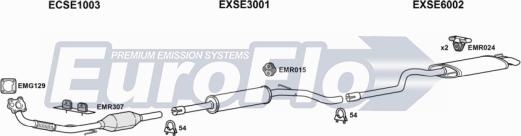 EuroFlo VWCAD19D 7004A - Exhaust System car-mod.net