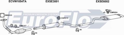 EuroFlo VWCAD19D 7001J - Exhaust System car-mod.net
