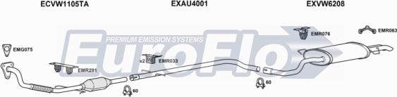 EuroFlo VWGOL19D 3025C - Exhaust System car-mod.net