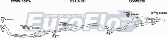 EuroFlo VWGOL19D 3025D - Exhaust System car-mod.net